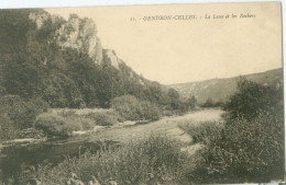 Gendron-Celles 1922; La Lesse Et Les Rochers - Voyagé. (Henri Georges - Bruxelles) - Houyet