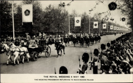 CPA City Of Westminster London England, Königliche Hochzeit 1960, Rückkehr Zum Buckingham Palace - Autres & Non Classés