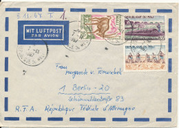 Mali Air Mail Cover Sent To Germany 7-11-1967 Topic Stamps - Mali (1959-...)