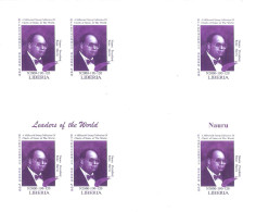 1999 Nauru Island President Rene Reynaldo Harris - Rare Imperforated Bloc MNH - Andere & Zonder Classificatie