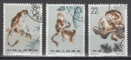 PR CHINA 1963 - Snub-nosed Monkeys CTO OG XF - Used Stamps