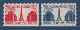 France - YT Nº 911 Et 912 ** - Neuf Sans Charnière - 1951 - Unused Stamps