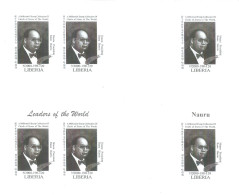 1999 Nauru Island President Rene Reynaldo Harris - Rare Imperforated Bloc MNH - Other & Unclassified