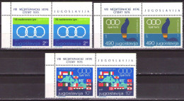 Yugoslavia 1979 - VII Mediterranean Games Split - Mi 1796-1798 - MNH**VF - Unused Stamps