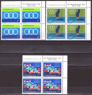 Yugoslavia 1979 - VII Mediterranean Games Split - Mi 1796-1798 - MNH**VF - Unused Stamps