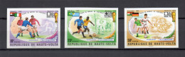 HAUTE VOLTA   N° 329 à 331    NEUFS SANS CHARNIERE  COTE ? €   FOOTBALL SPORT - Upper Volta (1958-1984)