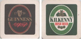 5001355 Bierdeckel Quadratisch - Guinness Mit Kilkenny - Beer Mats