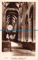 R167418 The Nave. Looking East Durham Cathedral. Kingsway Real Photo Series. 191 - Monde