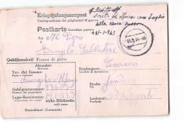 1505 01 ITALIAN POW PRISONER OF WAR STALAG Censura Censure Zensur Censored - Lettres & Documents