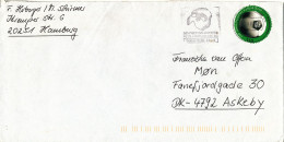 Germany Cover Sent To Denmark 24-3-2000 Single Franked Football - Soccer Stamp - Lettres & Documents
