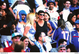 LINDA EVANGELISTA VICTOIRE DE LA FRANCE SUR L'ITALIE FINALE EURO 2000 A ROTTERDAM PHOTO DE PRESSE ANGELI - Sport