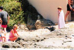 SAINT TROPEZ LES PREMICES DE L'IDYLLE ENTRE LADY DIANA ET DODI AL FAYED PHOTO DE PRESSE ANGELI - Célébrités