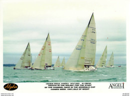 01/08/97 YACHTS IN THE SOLENT FOR THE START OF THE CHANNEL RACE IN THE ADMIRALS CUP COWES WEEK ISLE OF WIGHT 21 X 15 - Boats