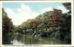 CPA Trenton New Jersey USA, Sanhican Creek Entlang Camp Crounds - Sonstige & Ohne Zuordnung