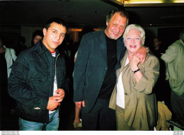 FAUDEL DAVID SOUL ET LINE RENAUD AU RECITAL DE CHARLES AZNAVOUR PHOTO DE PRESSE ANGELI - Beroemde Personen