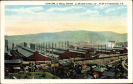 CPA Pittsburgh Pennsylvania USA, Homestead Steel Works, Carnegie Steel Co. - Andere & Zonder Classificatie