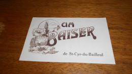 UN BAISER DE SAINT CYR DE BAILLEUL . - Souvenir De...