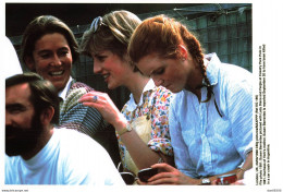 SUSAN BARRANTES MERE DE SARAH FERGUSON ET PRINCESS DIANA ET FERGIE AT COWDRY PARK POLO IN 1981   PHOTO DE PRESSE ANGELI - Famous People