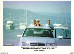 22/08/97 SAINT TROPEZ PRINCESSE DIANA ET DODI AL FAYED PHOTO DE PRESSE NO CREDIT (NON CREDITEE) N° 4 - Célébrités