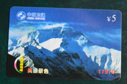 Télécarte Telephonic Card China Chomolungma Everest Telecard Himalaya Chine - Sport