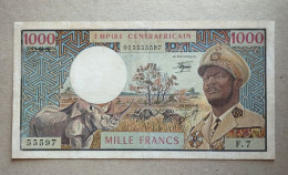 Central African Republic - Republique Centrafricaine - 1000 Francs Type Empire Centrafricain 1978 P.6 !!! RRR Bokassa !! - Zentralafrik. Rep.