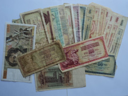 LOT 220 BILLETS DU MONDE , TOUS ÉTATS  * - Lots & Kiloware - Banknotes