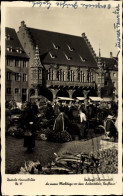 CPA Freiburg Im Breisgau, An Einem Markttag, Historisches Kaufhaus - Autres & Non Classés