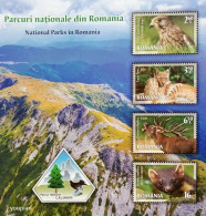 Romania 2022, National Parks In Romania, Calimani Park, MNH S/S - Neufs