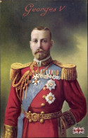 CPA Roi George V. Von England, Portrait, Uniform, Orden - Familles Royales