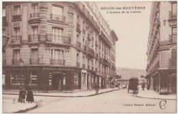 CPA  Becon Les Bruyeres  (92) L'Avenue De La Liberté Det La Librairie Bidard éditeur De CP    Ed CLB - Autres & Non Classés