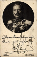 CPA Kaiser Wilhelm II., Ich Kenne Keine Parteien Mehr, Zitat 1914 - Familles Royales
