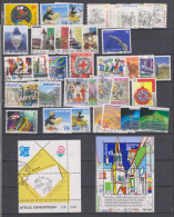 Année 1999 Complète Oblitérée 34 Valeurs + 4 Timbres De Service + 1 Bloc - Used Stamps