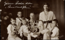 CPA Cecilienhilfe, Kronprinzessin Cecilie Von Preußen, Kronprinz Wilhelm, Söhne, Teddybär - Familles Royales