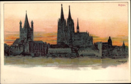 Artiste Lithographie Köln Am Rhein, Dom - Autres & Non Classés
