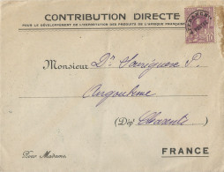 FRENCH ALGERIA - Yv. #PREO9 ALONE FRANKING LETTER TO FRANCE -1930s - Brieven En Documenten
