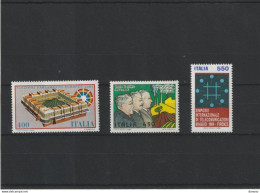 ITALIE 1984 Yvert 1610 + 1617 + 1620 NEUF** MNH Cote : 5 Euros - 1981-90: Neufs