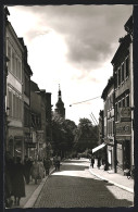 AK Hof An Der Saale, Das Dresdner Hutlager Mit Blick Zur Lorenzkirche  - Autres & Non Classés