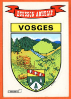 Carte Ecusson Adhésif Autocollant 88 VOSGES Blason Carte Vierge TBE - Other & Unclassified