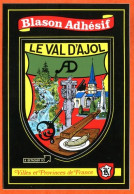 Carte Blason Adhésif LE VAL D'AJOL 88 Villes Provinces De France Autocollant Carte Vierge TBE - Autres & Non Classés
