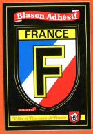 Carte Blason Adhésif Autocollant Pays FRANCE Villes Et Provinces De France Carte Vierge TBE - Other & Unclassified