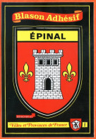 Carte Blason Adhésif Autocollant EPINAL 88 Vosges Villes Provinces De France TBE - Epinal