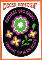 Carte Autocollant  Humour Cueillez Des Fleurs Pendant Qu'il En Reste Décor Adhésif Carte Vierge TBE - Humour