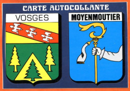 88 MOYENMOUTIER Carte Blason Adhésif Autocollant Vosges Carte Autocollante Vierge TBE - Other & Unclassified