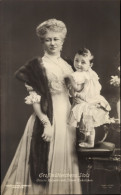 CPA Kaiserin Auguste Viktoria, Portrait Mit Enkel Prince Wilhelm, Liersch - Familles Royales