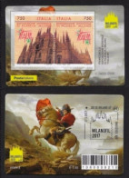 ● ITALIA 2017 ֎ Milanofil ֎ Tessera Filatelica ● Serie Completa ● Tiratura : Solo 2999 ● - Philatelic Cards