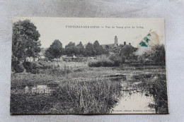 Cpa 1910, Fontenay Sur Loing, Vue Du Bourg Prise Du Loing, Loiret 45 - Other & Unclassified