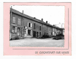 CPSM GUIGNICOURT SUR VENCE, TABAC, PLAQUE PUB CAFE BIERE DE SEDAN, MAGASIN ECONOMIQUES, ARDENNES 08 - Other & Unclassified