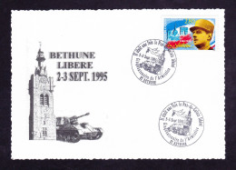 2 16	013	-	50ème Anniversaire De L'Armistice - Béthune Le 2-3/09/1995 - Guerre Mondiale (Seconde)
