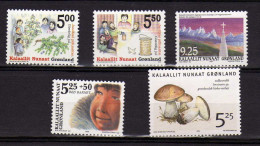 Groenland  - (2004-2005) - Champignons - Pour L'Enfance - Noel - Reforme De L'Eglise  -  Neufs** - MNH - Unused Stamps