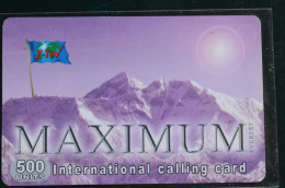 Z-TovTélécarte Maximum 500 Units Telephonic Card Chomolungma Everest Telecard Himalaya - Sport